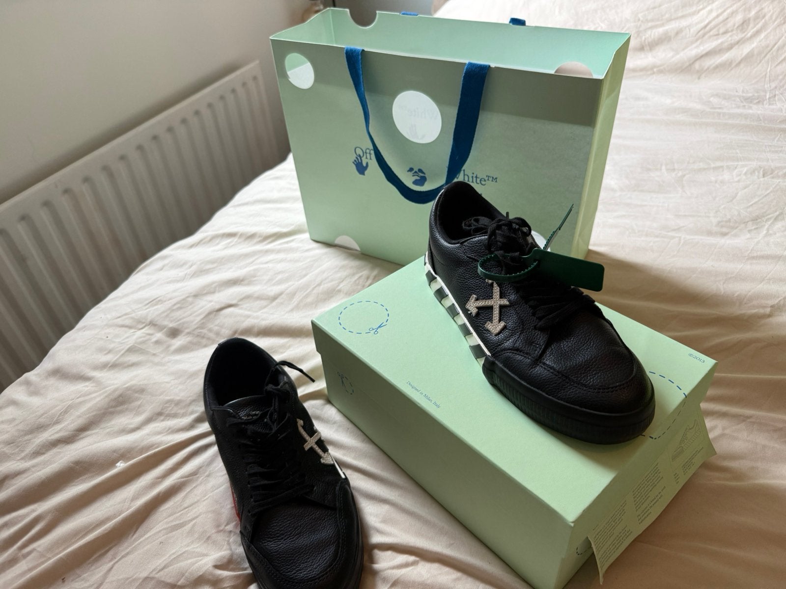 off white sneakers maat 41, Kleding | Heren, Schoenen, Zo goed als nieuw, Sneakers of Gympen, Zwart, Ophalen