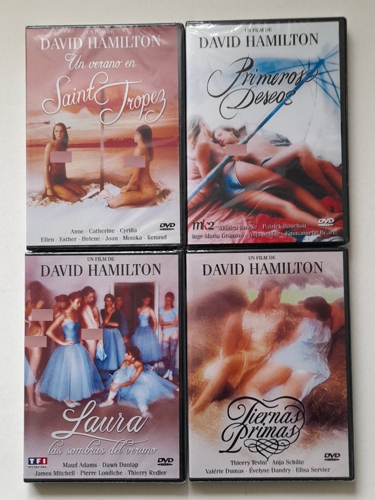 David Hamilton - 4 x DVD Films - Nieuw in de seal, Vanaf 16 jaar, Verzenden, Romantiek, Spaans