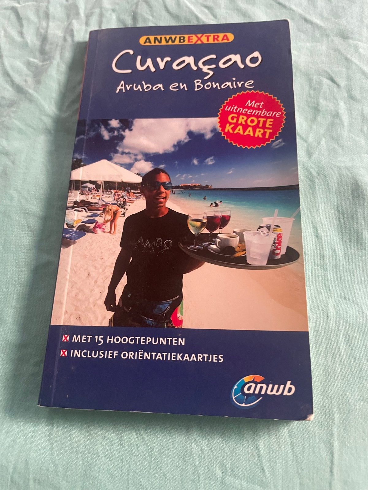 ANWB Extra Reisgids Curaçao, Aruba en Bonaire, Boeken, Reisgidsen, Zo goed als nieuw, Reisgids of -boek, ANWB, Midden-Amerika