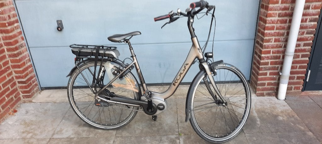 elektrische damesfiets Koga  bosch midden motor, Fietsen en Brommers, Elektrische fietsen, Gebruikt, 47 tot 51 cm, 50 km per accu of meer