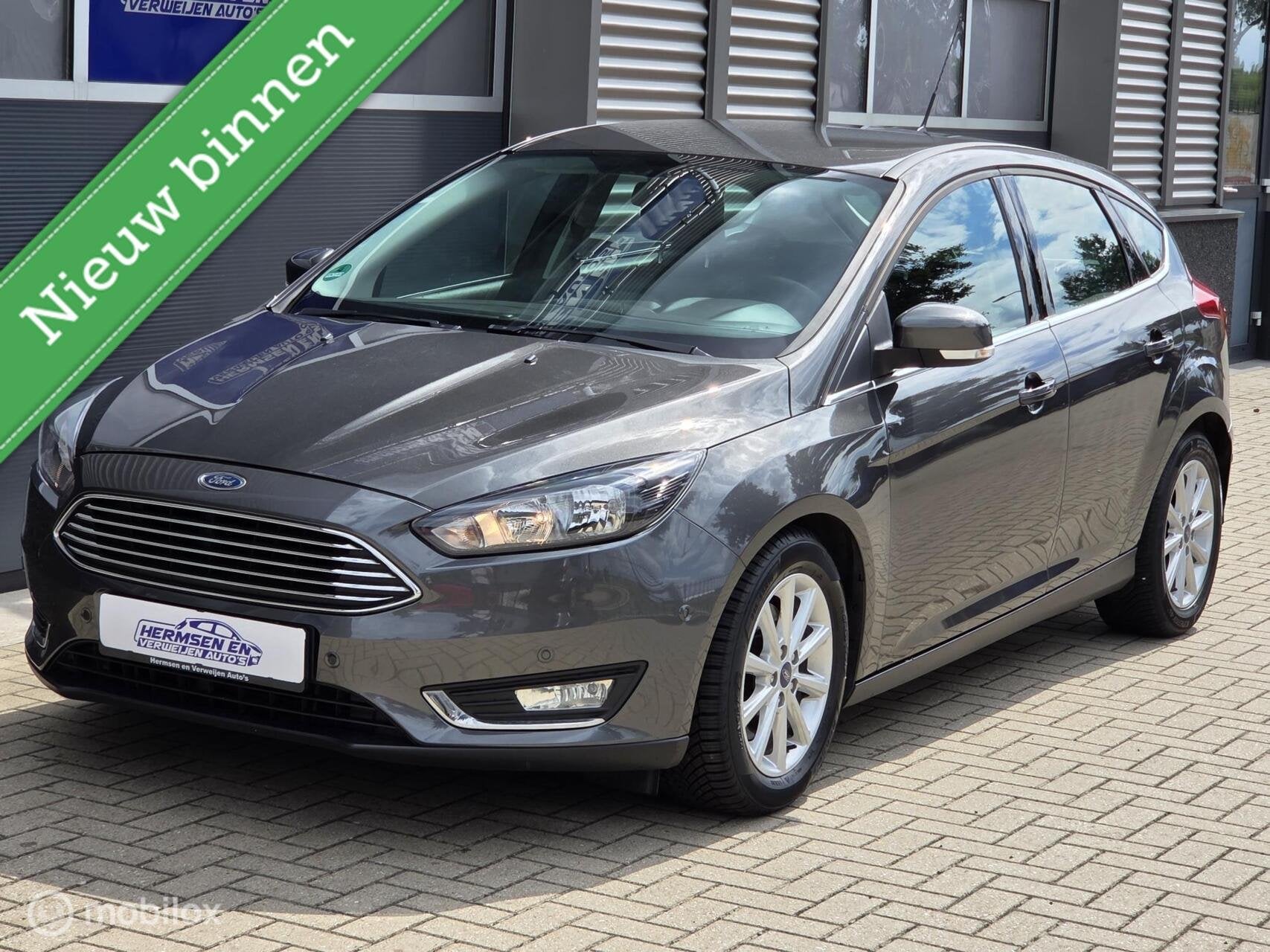 Ford Focus 1.5 EcoBoost 182pk automaat Titanium nw distribut, Stof, 1225 kg, 4 cilinders, Bedrijf