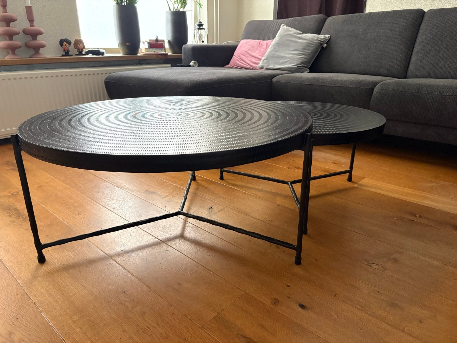 Salontafel Ventana van Richmond Interiors, Ophalen, Rond, 50 tot 100 cm, Zo goed als nieuw