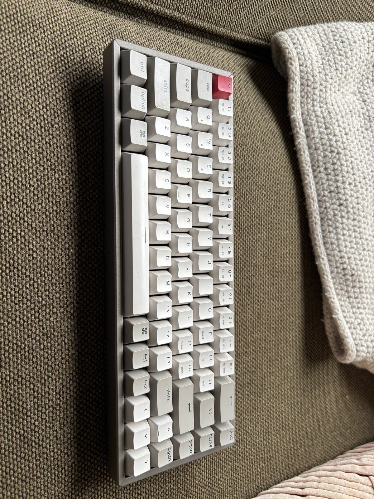 Keychron K6 Wireless Mechanisch Toetsenbord, Computers en Software, Toetsenborden, Zo goed als nieuw, Qwerty, Draadloos, Oplaadbaar