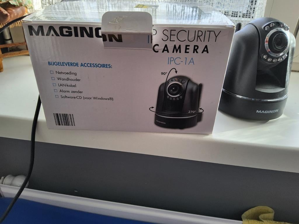 Maginon IPC-1A IP Beveiligingscamera - Zo goed als nieuw, Audio, Tv en Foto, Videobewaking, Ophalen of Verzenden