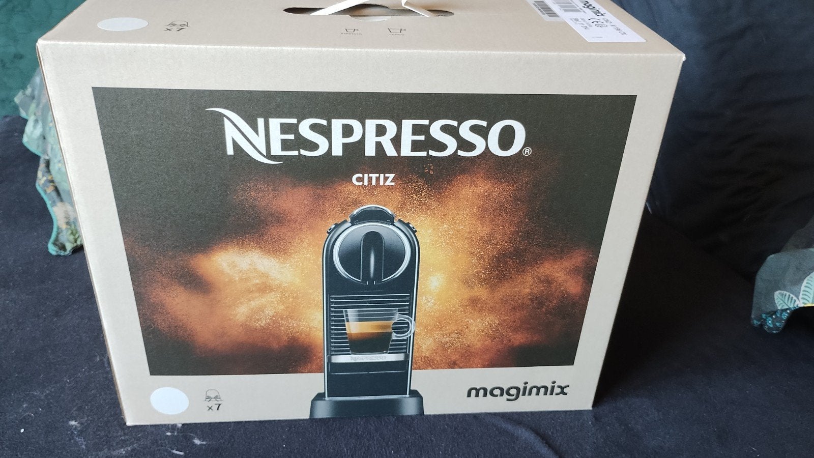 Nespresso Citiz Magimix Koffiezetapparaat wit Nieuw in doos, Ophalen of Verzenden, 1 kopje, Koffiepads en cups, Afneembaar waterreservoir