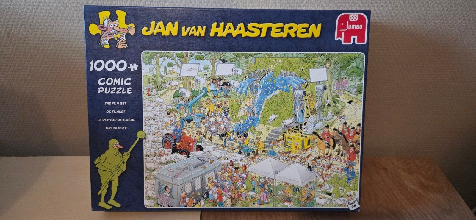Jan van Haasteren 1000 de Film Set, Ophalen of Verzenden, 500 t/m 1500 stukjes, Zo goed als nieuw, Legpuzzel