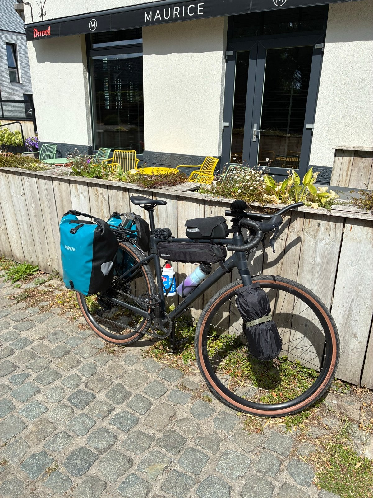 Gravelbike met tassen - Ideaal voor bikepacking, 28 inch, Gebruikt, Meer dan 20 versnellingen, Schijfrem