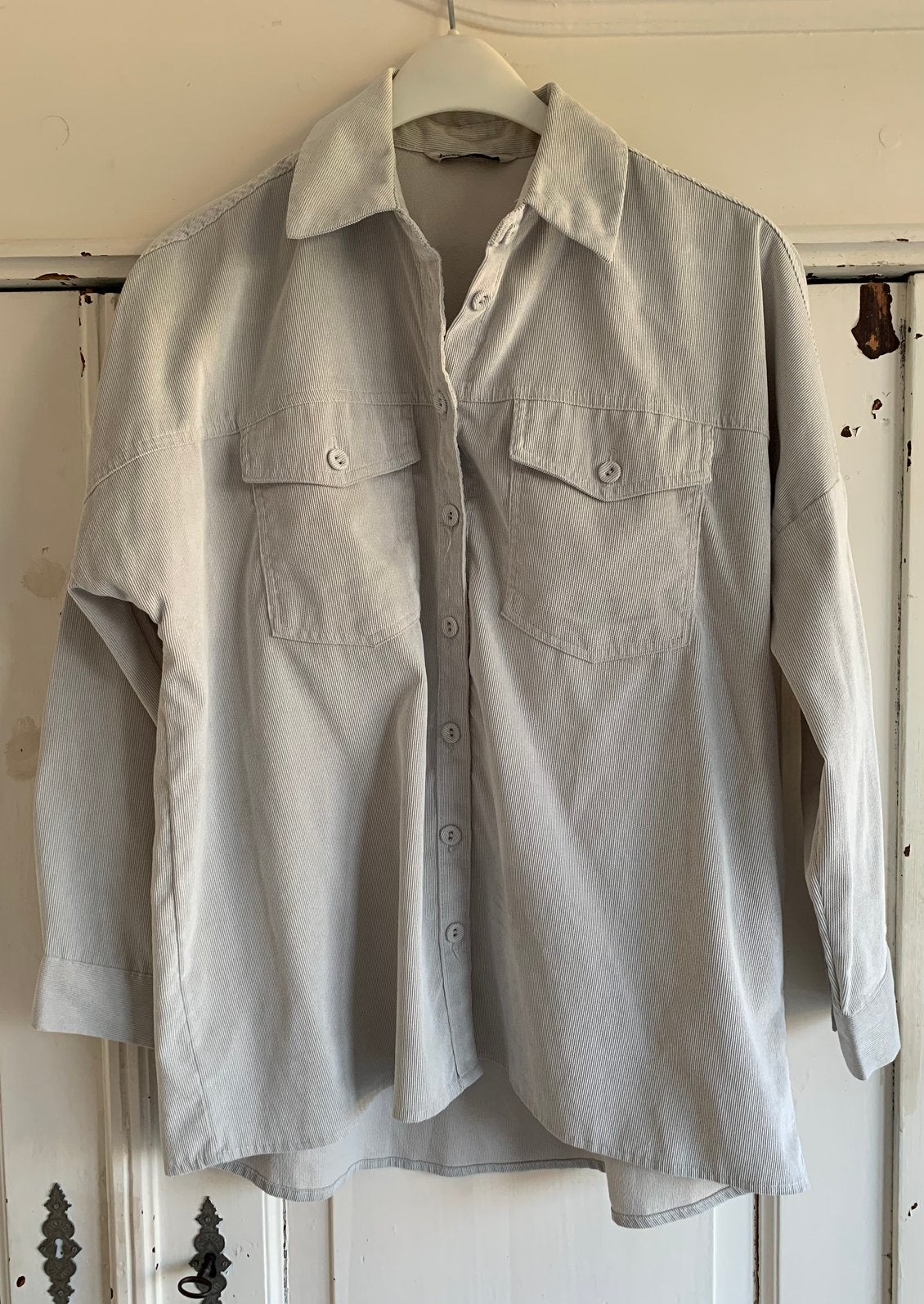 Stoer mooi corduroy overhemd, S, Stradivarius, Ophalen of Verzenden, Zo goed als nieuw, Maat 36 (S), Beige
