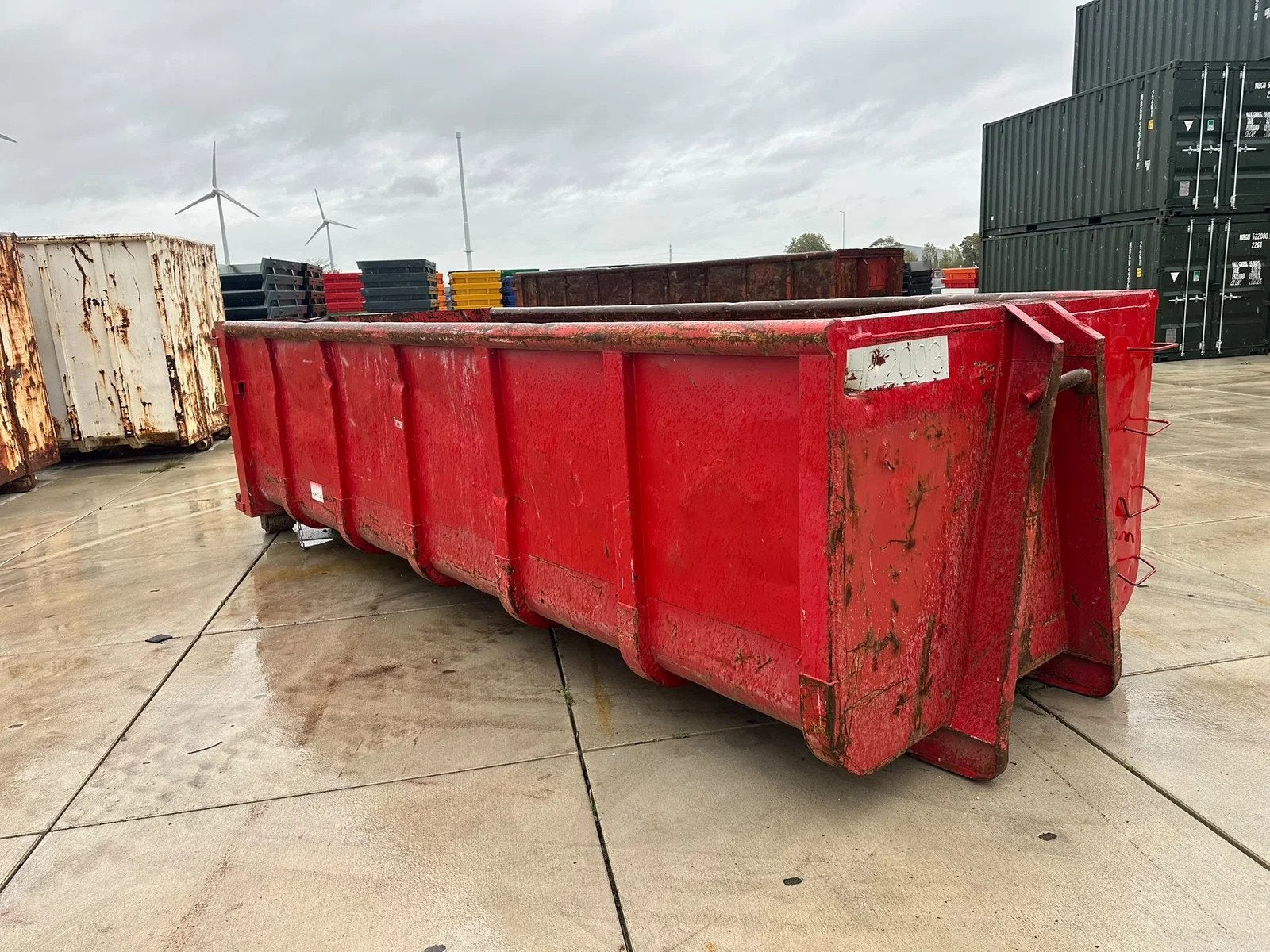 KTK gebruikte 30m3 open container haak systeem