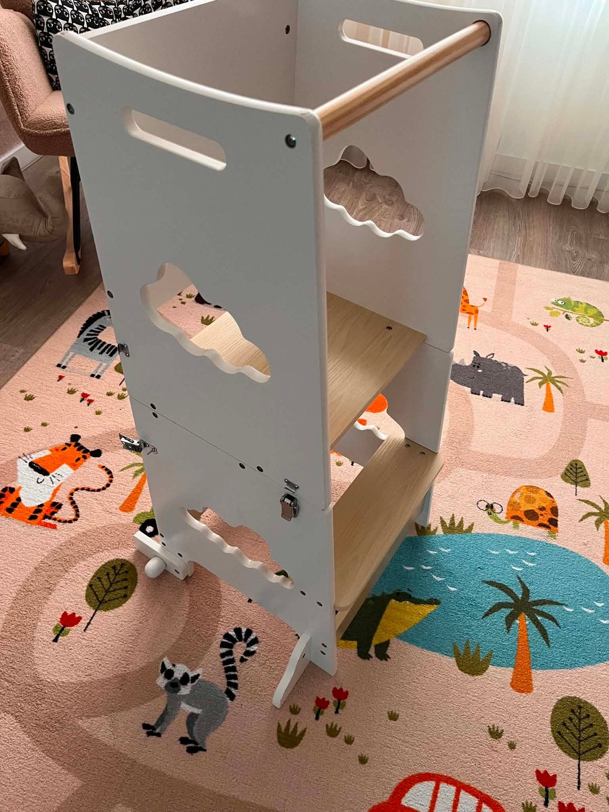 Verkocht!!!!!!!Houten Learning Tower / Keukenhulp voor Kind, Ophalen, Zo goed als nieuw, Overige typen