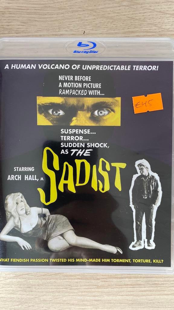 The sadist blu ray horror, Ophalen of Verzenden, Zo goed als nieuw, Horror