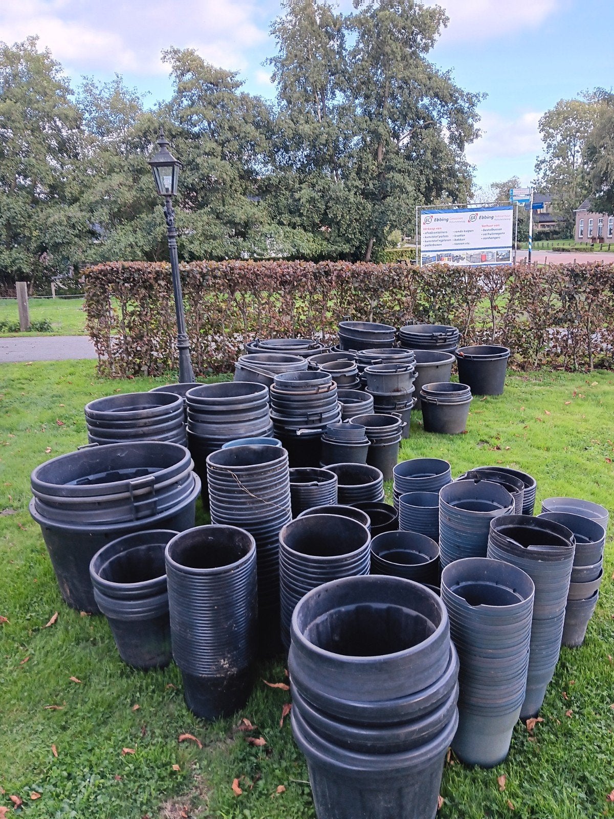 Kweekpotten / plantcontainers / boomkuipen, Tuin en Terras, Ophalen, Ae, Kunststof, Gebruikt