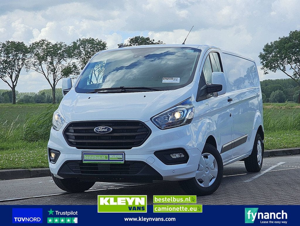 FORD TRANSIT CUSTOM 2.0 l2h1 navi airco, Gebruikt, Euro 6, Wit, Bedrijf