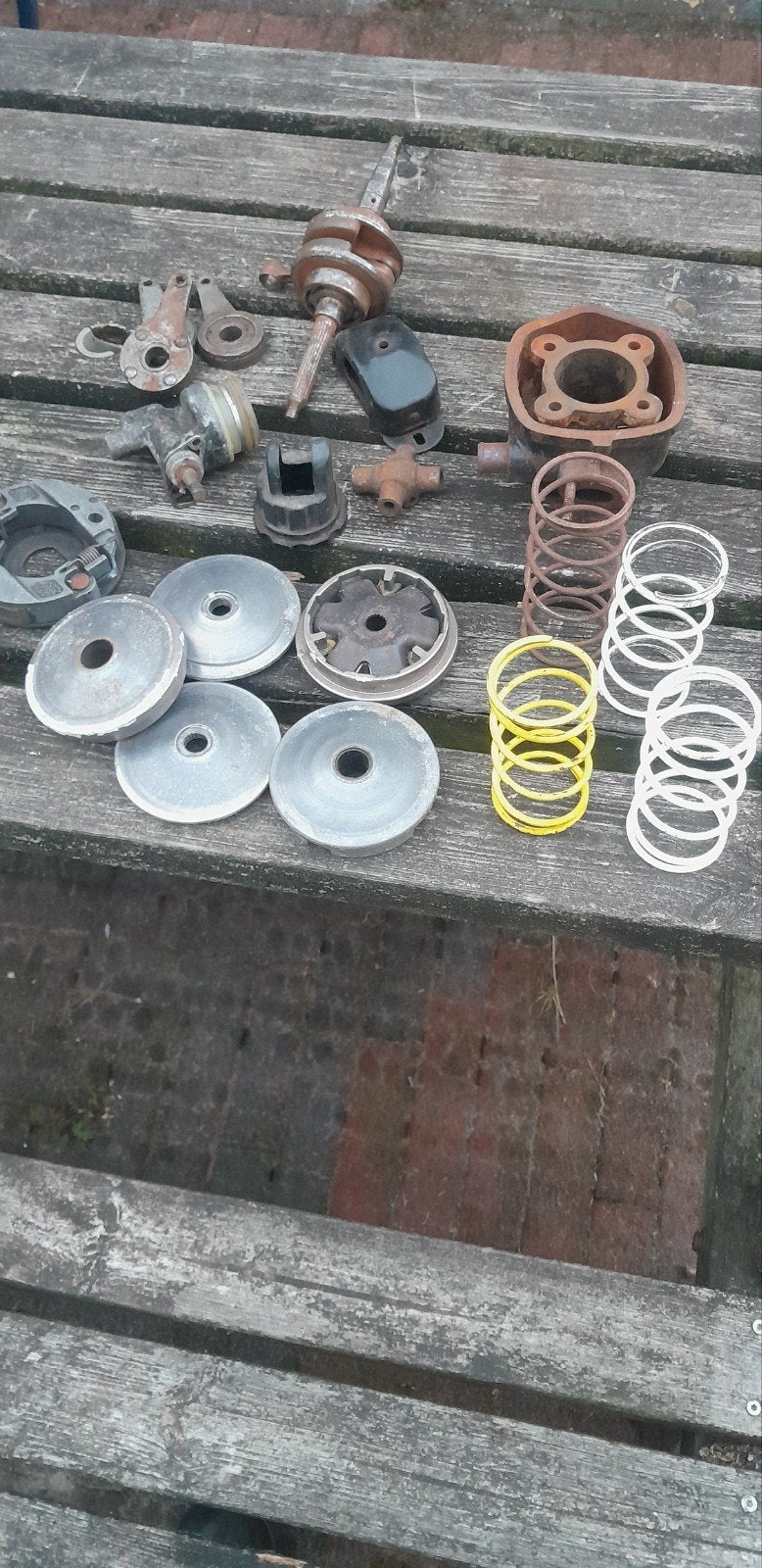 aprillia onderdelen. pollini cilinder variateur, Ophalen of Verzenden, Gebruikt, Overige typen, Aprilia