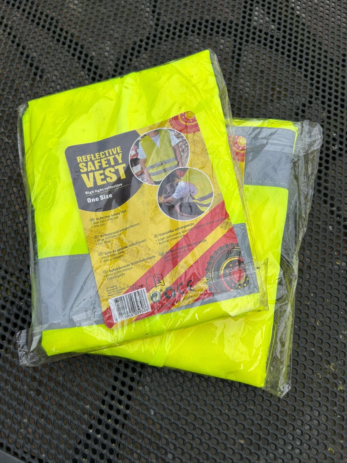 2 stuks veiligheidsvest / geel hesje maat XL nieuw, Ophalen of Verzenden, Nieuw