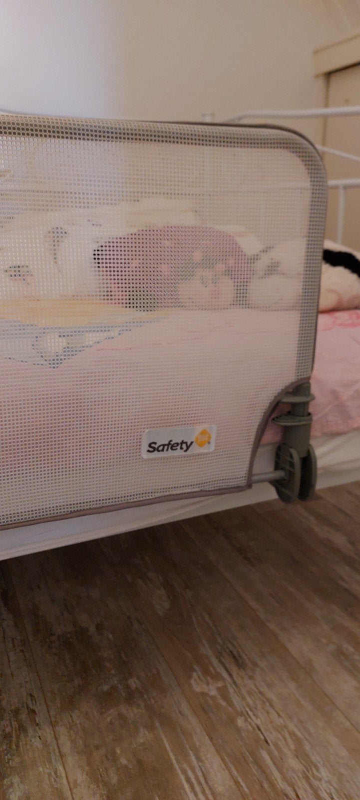 Safety 1st Bedhekje - Wit, Ophalen, Zo goed als nieuw, 140 tot 160 cm, Minder dan 70 cm