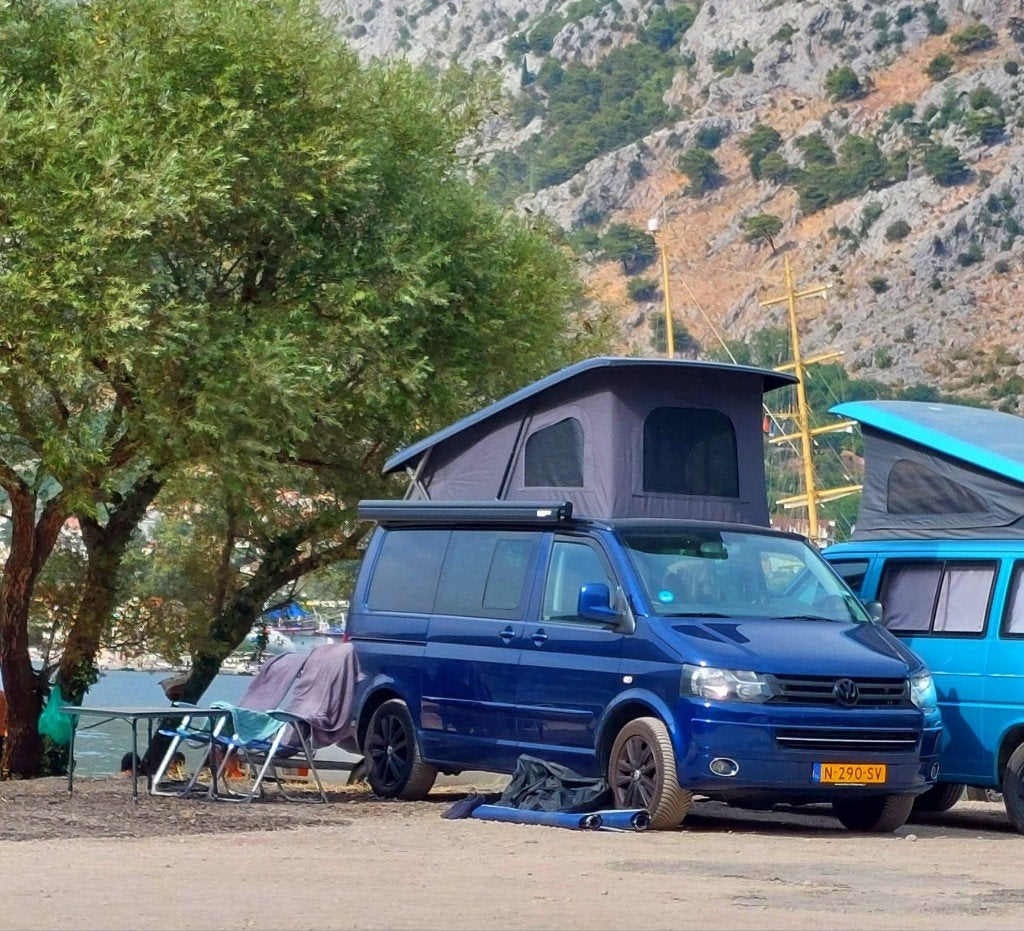 Volkswagen Multivan 2008 Blauw, Euro 5, 2421 kg, Zwart, Overige carrosserieën