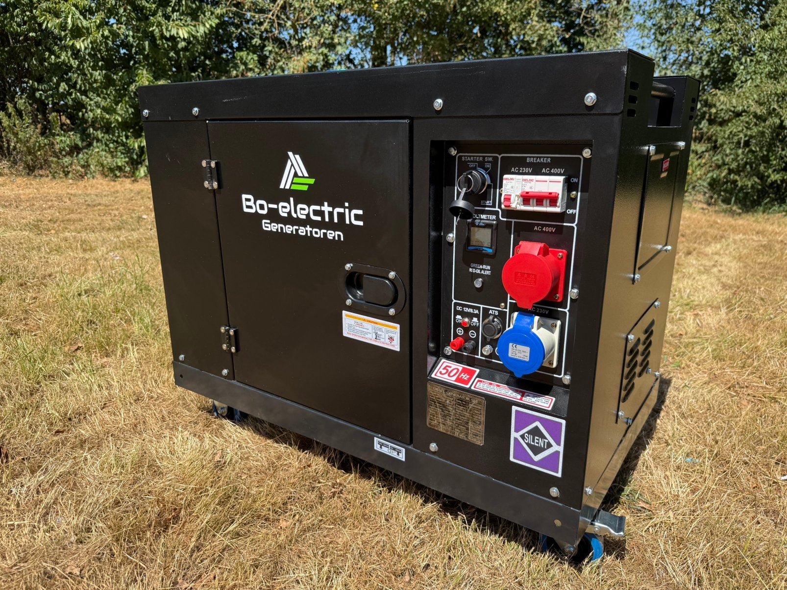 9kW Diesel Aggregaat / Noodaggregaat 230V & 400V - ATS, AVR, Doe-het-zelf en Verbouw, Aggregaten, Ophalen, Nieuw, Dieselolie