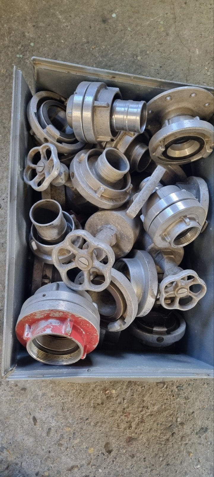 Storz koppelingen waterpomp nok81 brandweer slang, Tuin en Terras, Tuinslangen, Ophalen of Verzenden, Gebruikt, Tuinslangkoppeling