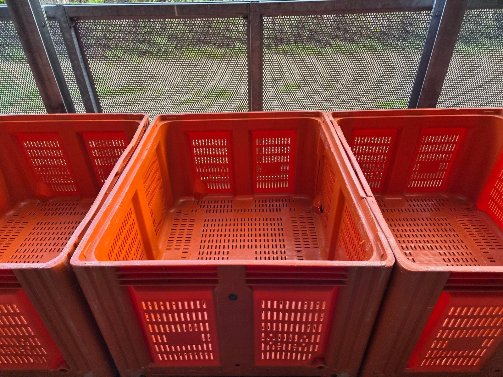 3 x palletbox, Doe-het-zelf en Verbouw, Gebruikt, 100 cm of meer, 60 cm of meer, Bak of Kist