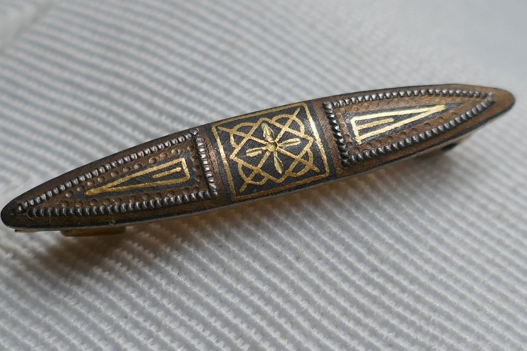 Spaanse Toledo Broche, Verzenden, Overige materialen, Broche, Verguld
