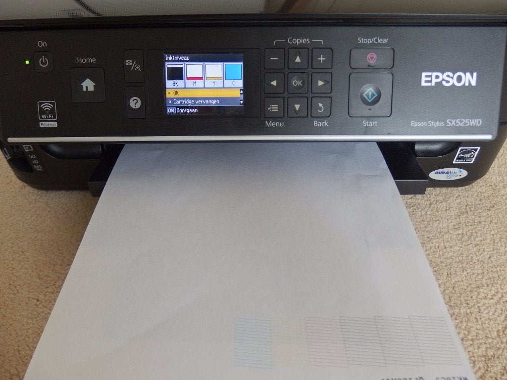 Printer Epson SX525WD, Computers en Software, Printers, Gebruikt, All-in-one, Ophalen of Verzenden, Epson
