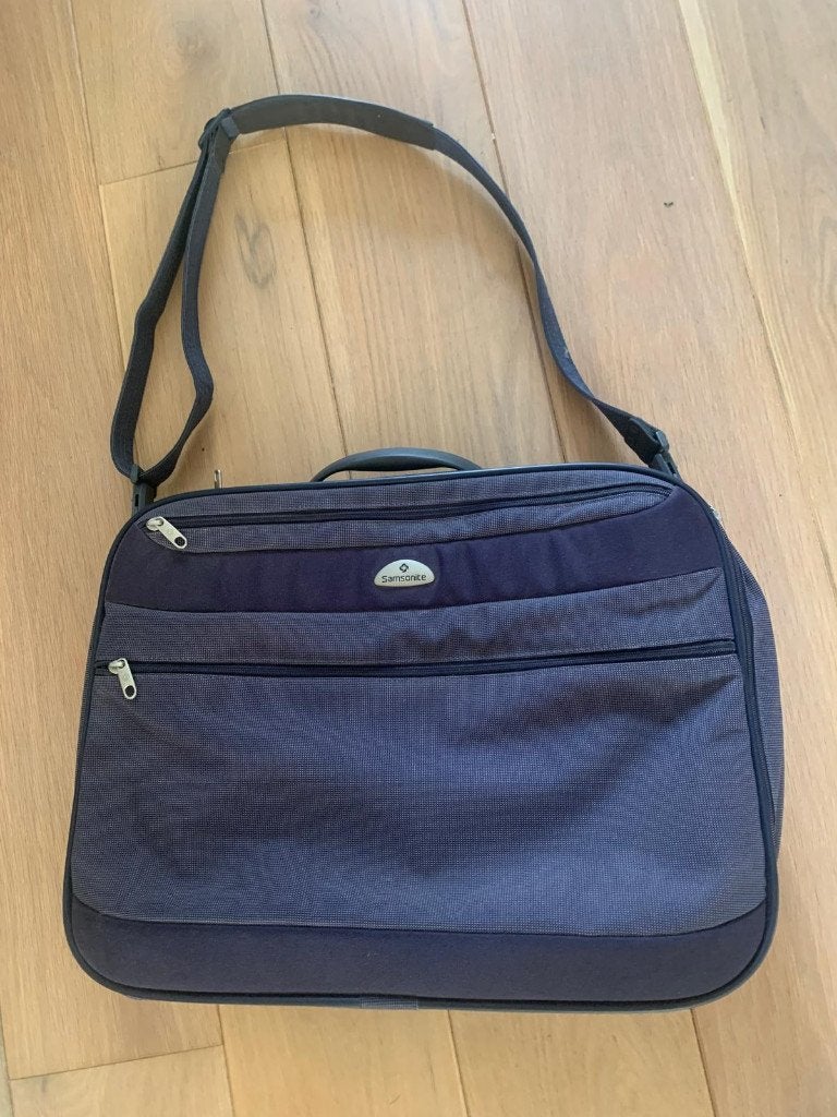 Samsonite Shouldertas, Ophalen, Zo goed als nieuw, Zwart