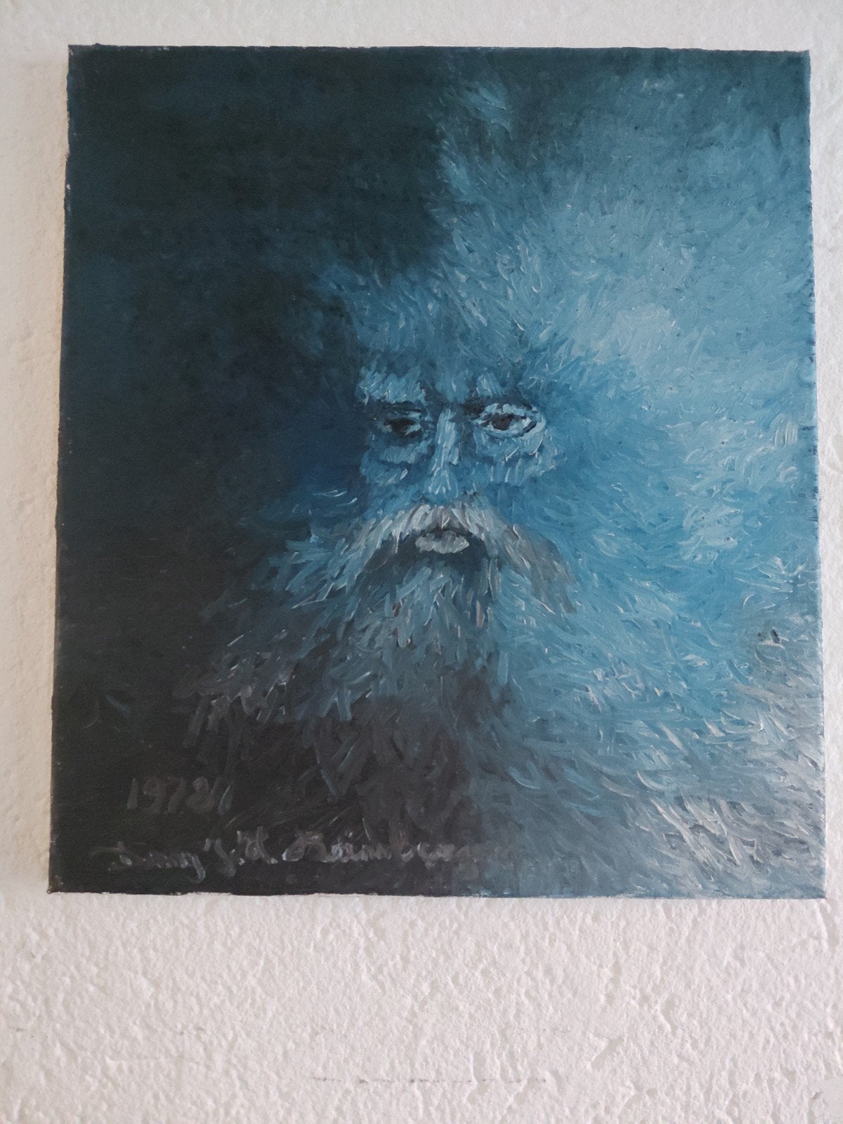 Handgeschilderde schilderijen 'De 4 Jaargetijden' uit 1978, Ophalen, Doek, Realistisch, Olieverf