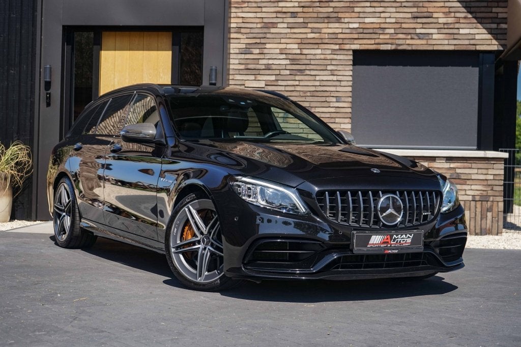 Mercedes-Benz C-Klasse C63S AMG 63 S Estate Ceramic/Pano/Car, Auto's, Mercedes-Benz, Met garantie (alle), Zwart, LED verlichting