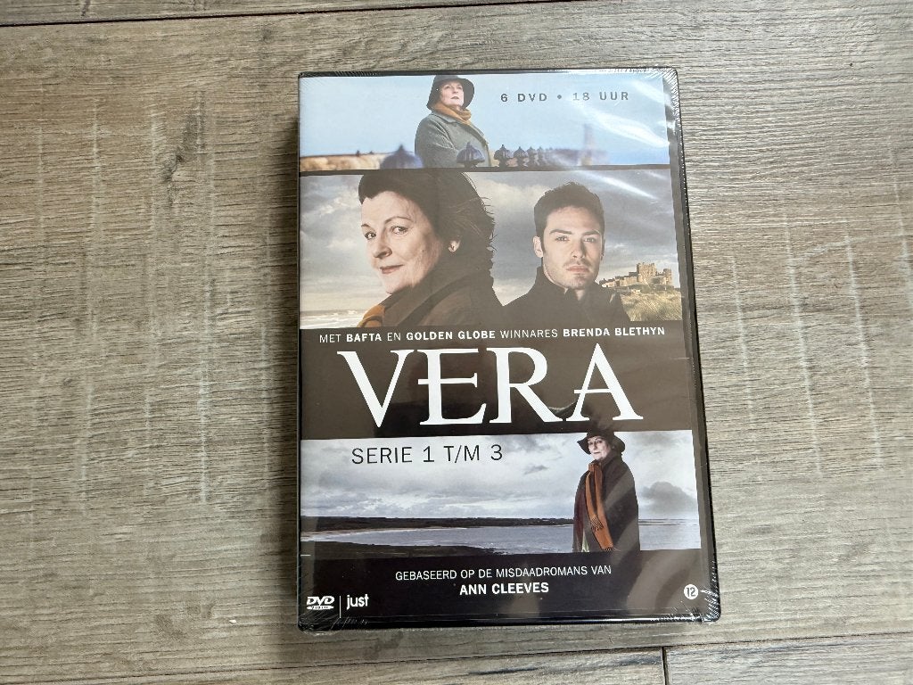 DVD box VERA serie seizoen 1 t/m 3 - Nieuw & Sealed, Alle leeftijden, Ophalen of Verzenden, Nieuw in verpakking