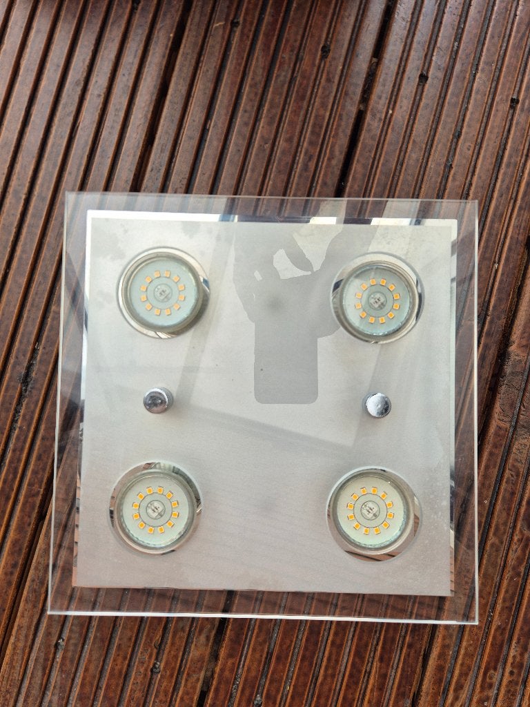 Plafondlamp, Ophalen, Gebruikt, Inclusief lichtbron, Modern