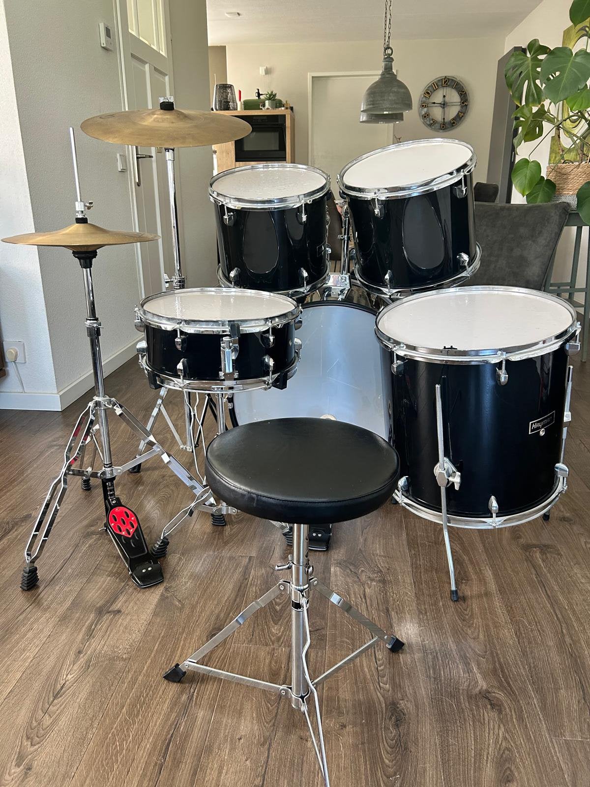 Haymann drumstel, Muziek en Instrumenten, Drumstellen en Slagwerk, Ophalen, Zo goed als nieuw, Overige merken