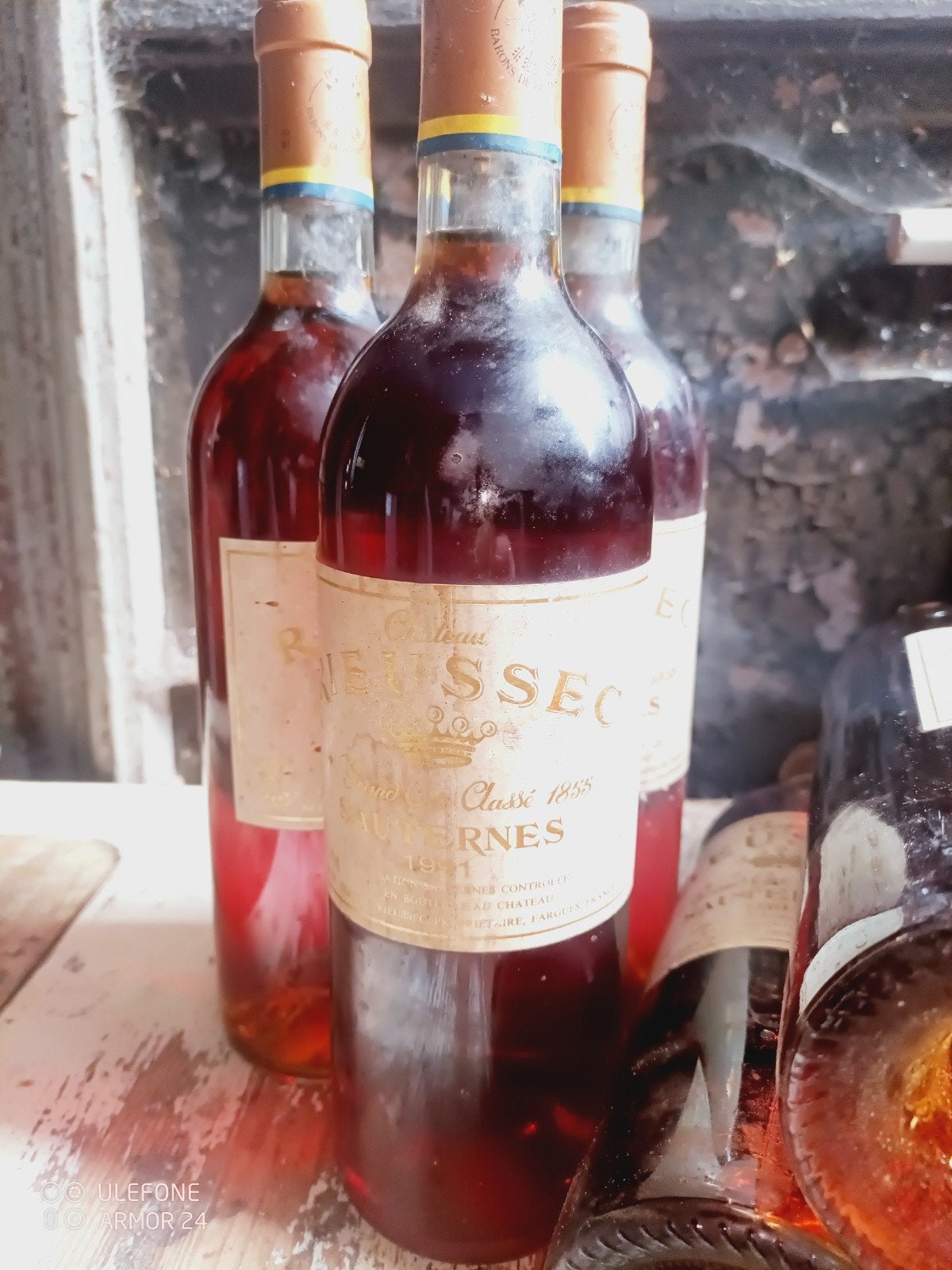 Château Rieussec Sauternes 1991 - Zeldzame Topwijn, Verzamelen, Ophalen of Verzenden, Gebruikt, Frankrijk, Witte wijn