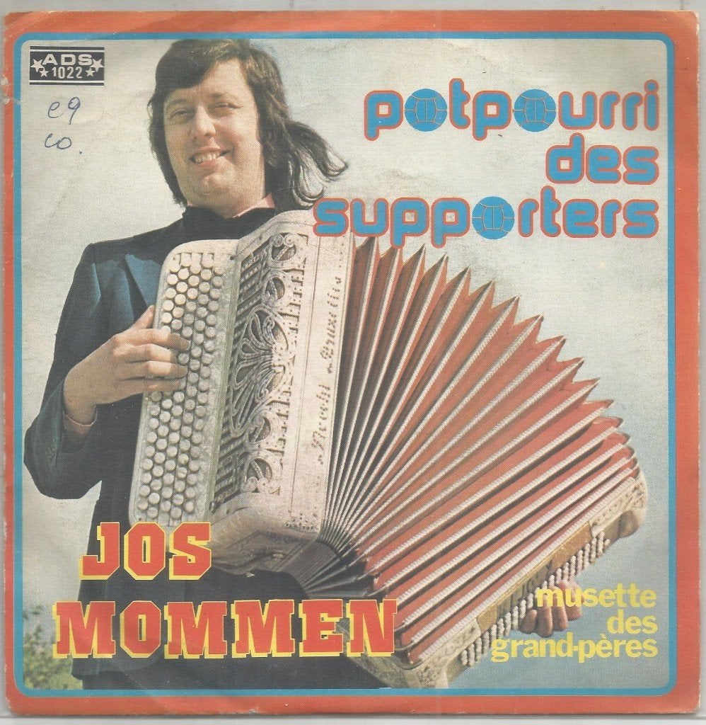 Jos Mommen – Potpourri Des Supporters, Gebruikt, Fotohoes, 7 inch, Ophalen of Verzenden