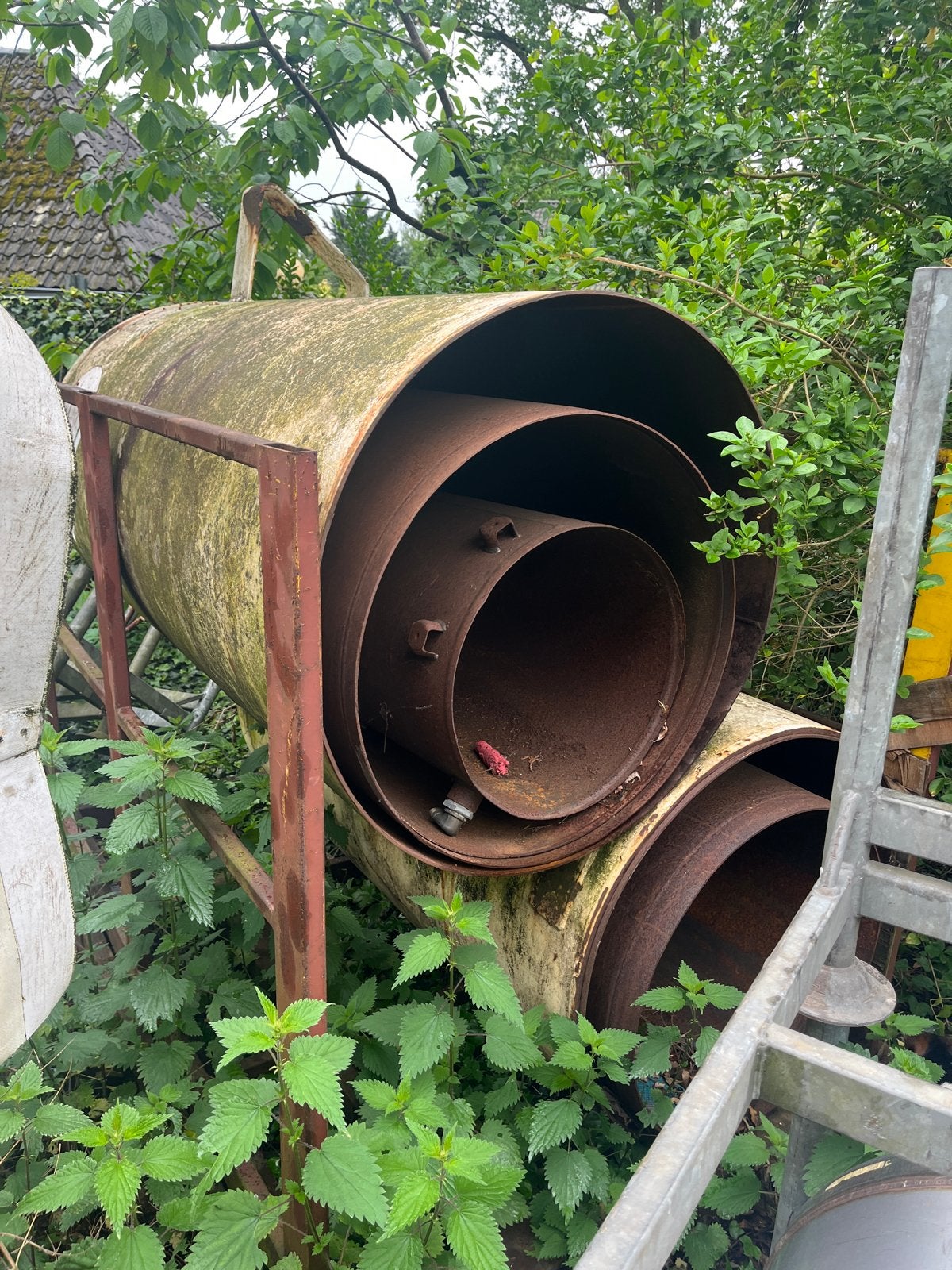 Robuuste Stooktonnen - Ideaal voor Buiten, Tuin en Terras, Ophalen of Verzenden, Gebruikt, Vuurton
