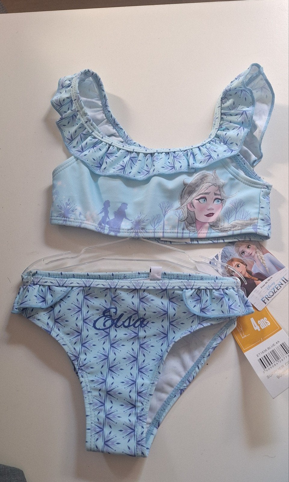 Elza bikini maat 104 , 4 jaar Frozen, Kinderen en Baby's, Disney Frozen, Meisje, Nieuw, Overige maten