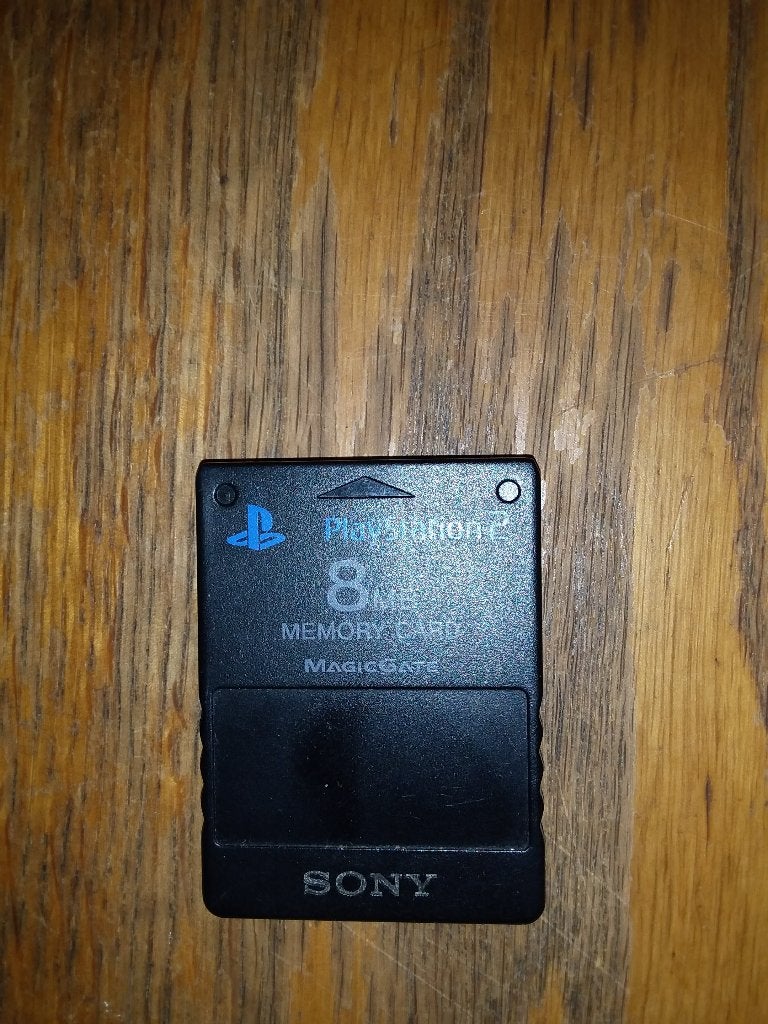 playstation 2 geheugen kaartje, Ophalen of Verzenden, Gebruikt, Zwart