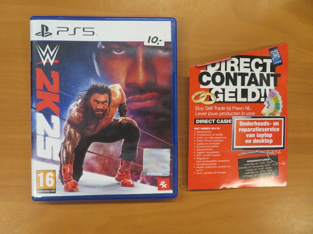 Playstation 5 (PS5)  WWE 2K25 | Pawn Eindhoven, Ophalen, Gebruikt, Sport, Vanaf 16 jaar
