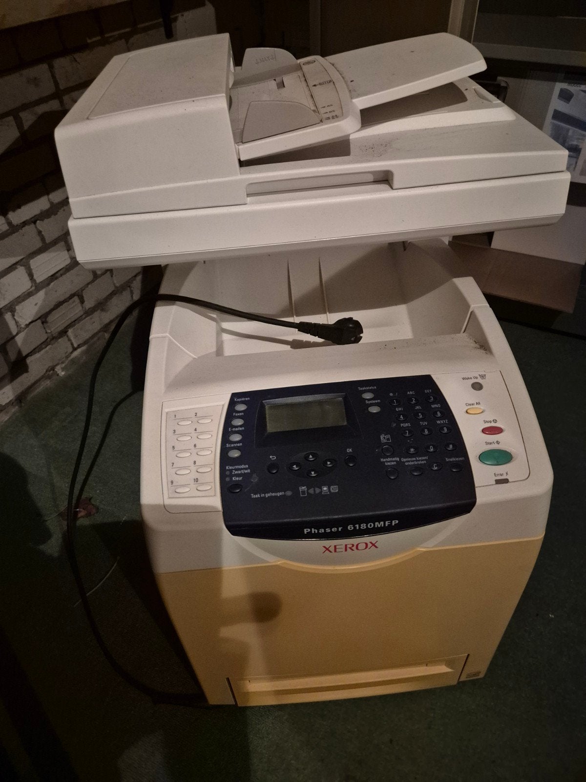 Xerox Phaser 6180MFP All-in-One Laserprinter met Toners, Computers en Software, Printers, Xerox, Gebruikt, All-in-one, Laserprinter