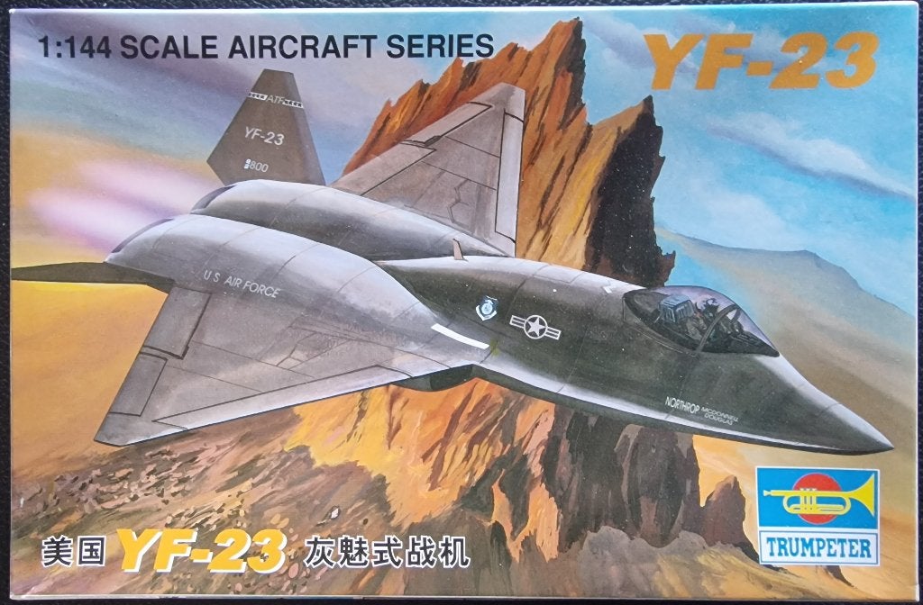 Northrop YF-23 1/144 Trumpeter, Overige merken, 1:72 tot 1:144, Nieuw, Ophalen of Verzenden