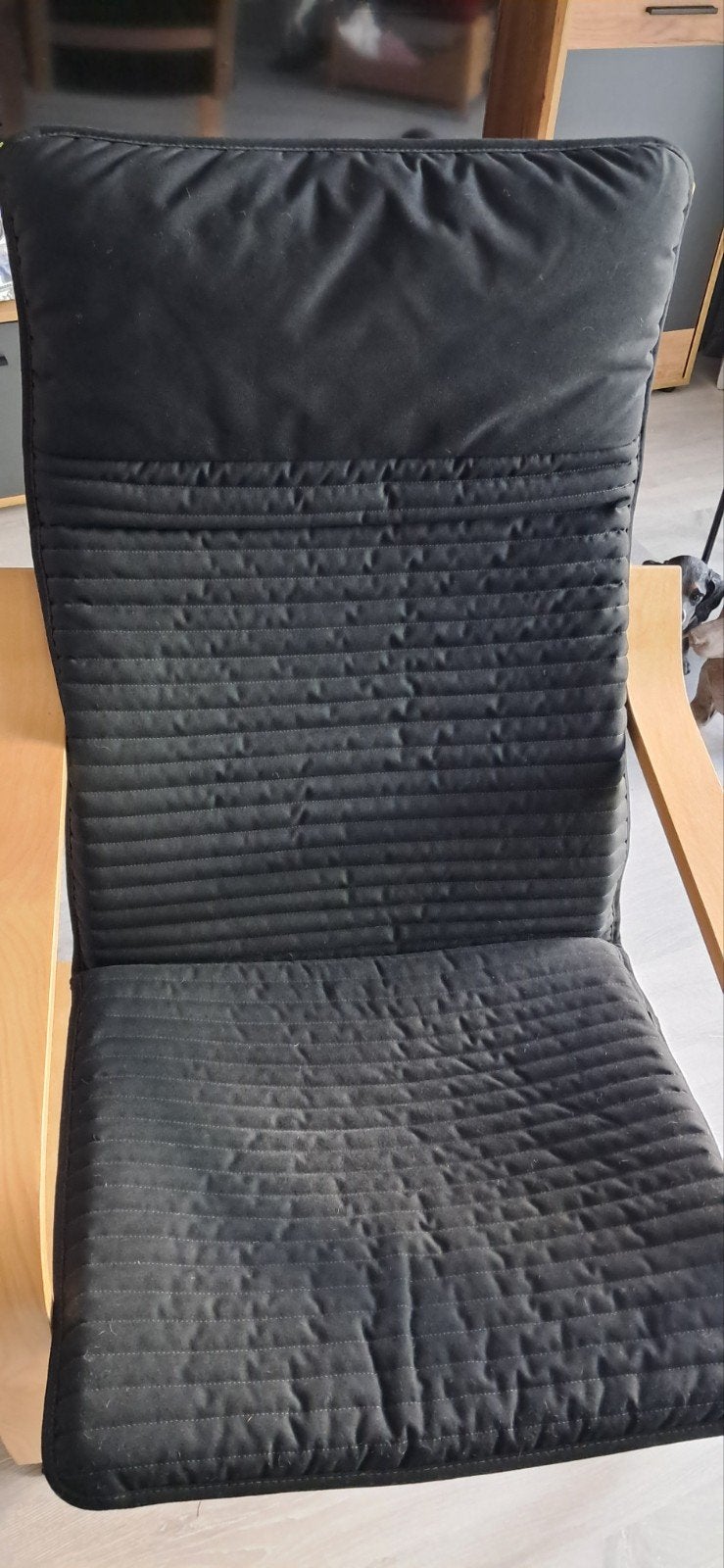 poäng stoel ikea met nwe dikke kussen, Ophalen, Zo goed als nieuw, Zwart, Eén