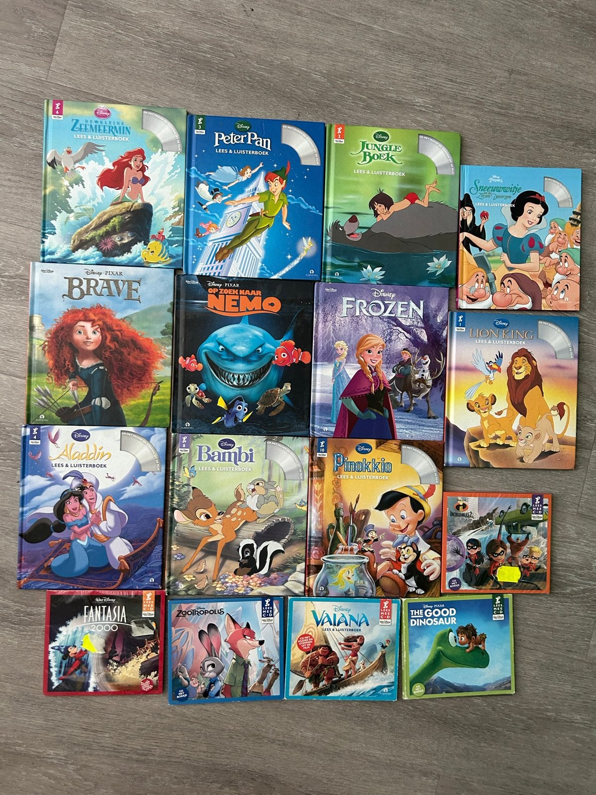 Grote collectie Disney Lees- & Luisterboeken (17 stuks), Boeken, Ophalen of Verzenden, Gelezen, Uitklap-, Voel- of Ontdekboek