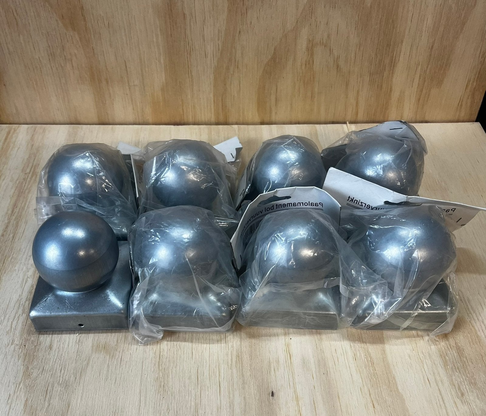 8 STUKS NIEUWE PAAL ORNAMENTEN, VERZINKT., Ophalen of Verzenden, Nieuw, 100 tot 250 mm, Overige typen