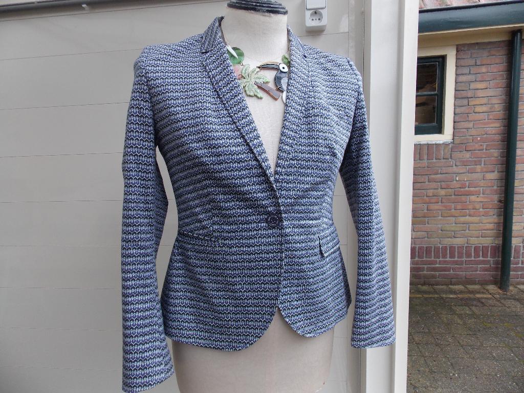 Modieus Hans Ubbink  jasje maat 36 nieuwstaat, Blauw, Ophalen of Verzenden, Zo goed als nieuw, Hans ubbink
