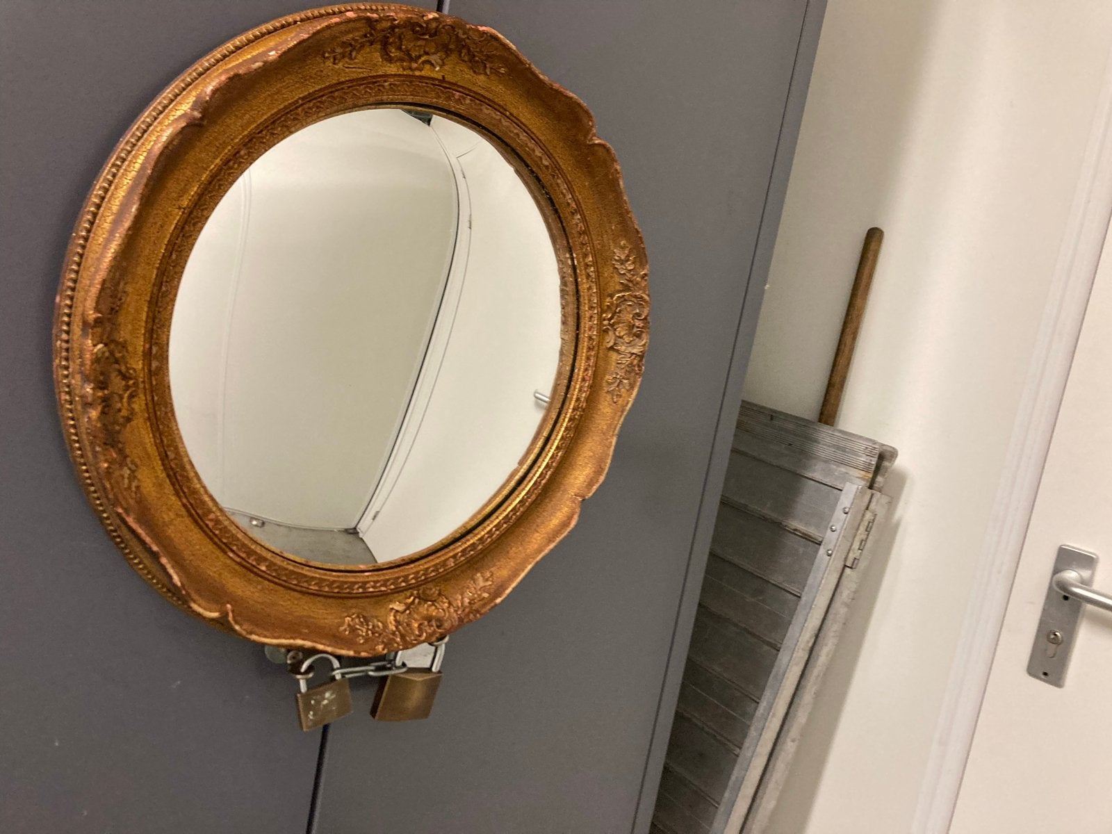 Spiegel - Ovaal met Barok Frame, Ophalen of Verzenden, Ovaal, 50 tot 100 cm, 100 tot 150 cm