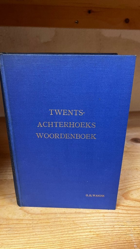 Twents-Achterhoeks Woordenboek, Boeken, G.H. Wanink, Ophalen, 20e eeuw of later, Gelezen