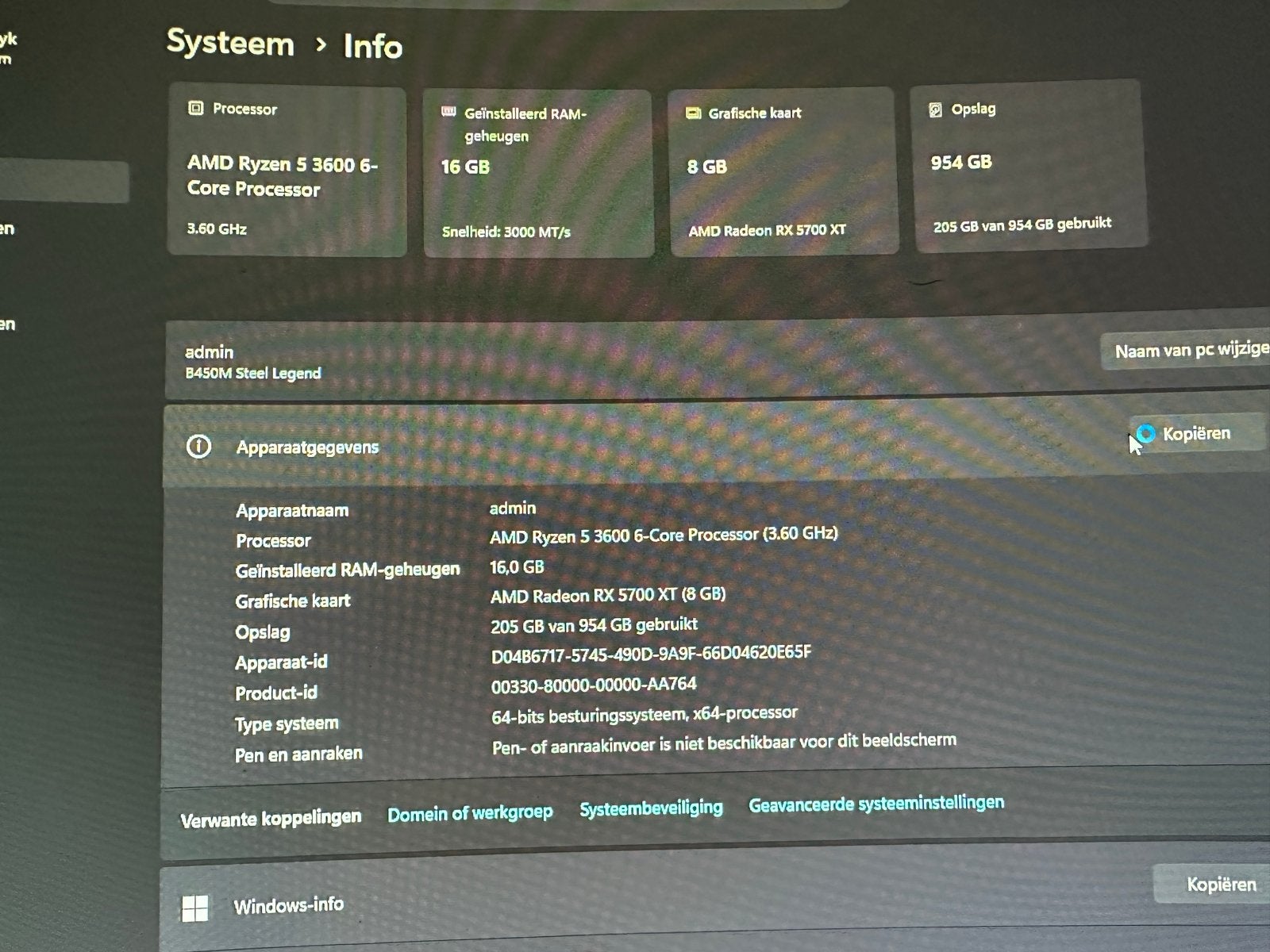 Krachtige Gaming PC - AMD Ryzen 5 3600, RX 5700 XT, 16GB RAM, Ophalen, Zo goed als nieuw, Gaming, SSD