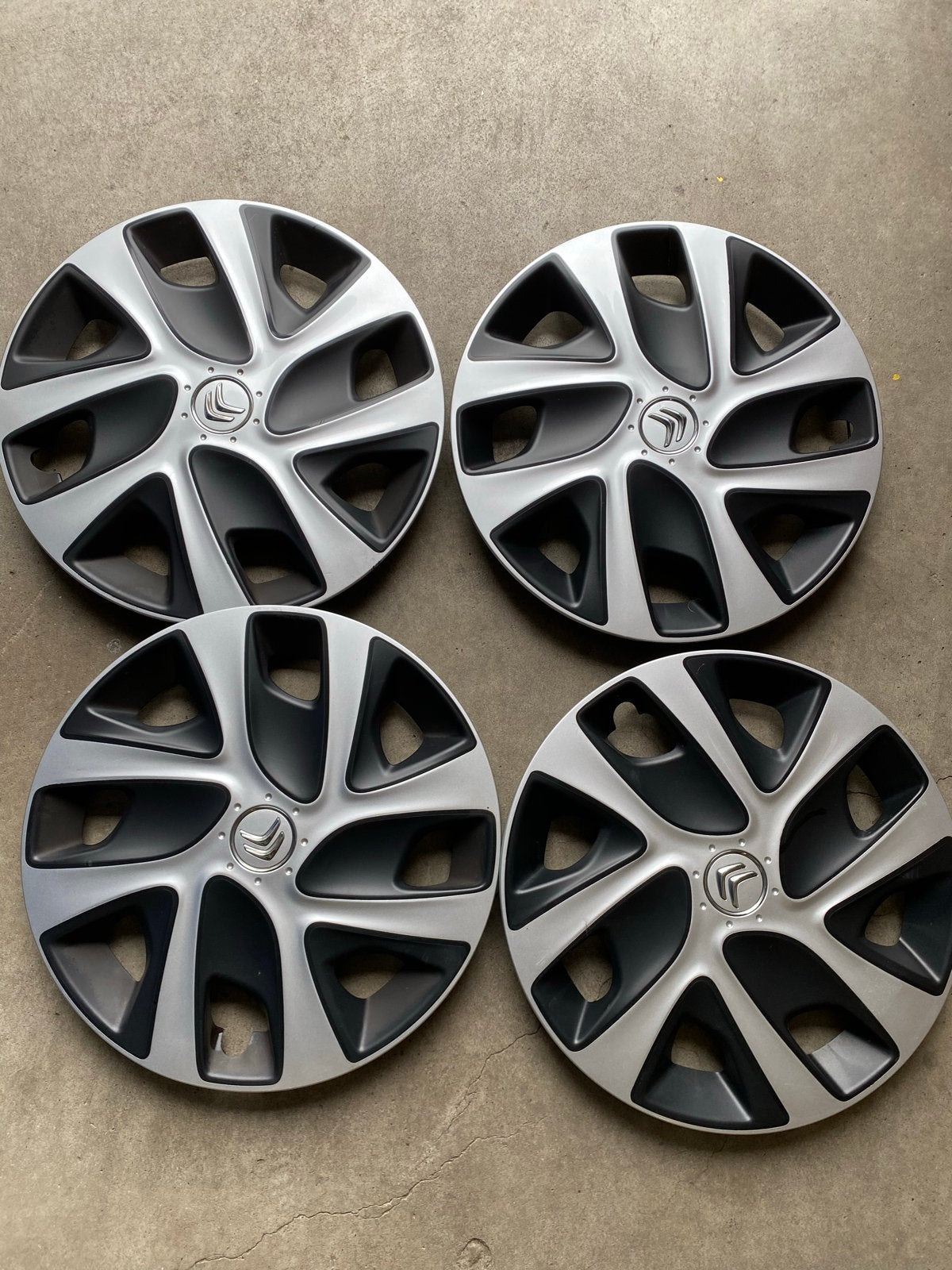 Set van 4 originele Citroën wieldoppen (16”), Ophalen of Verzenden, Gebruikt