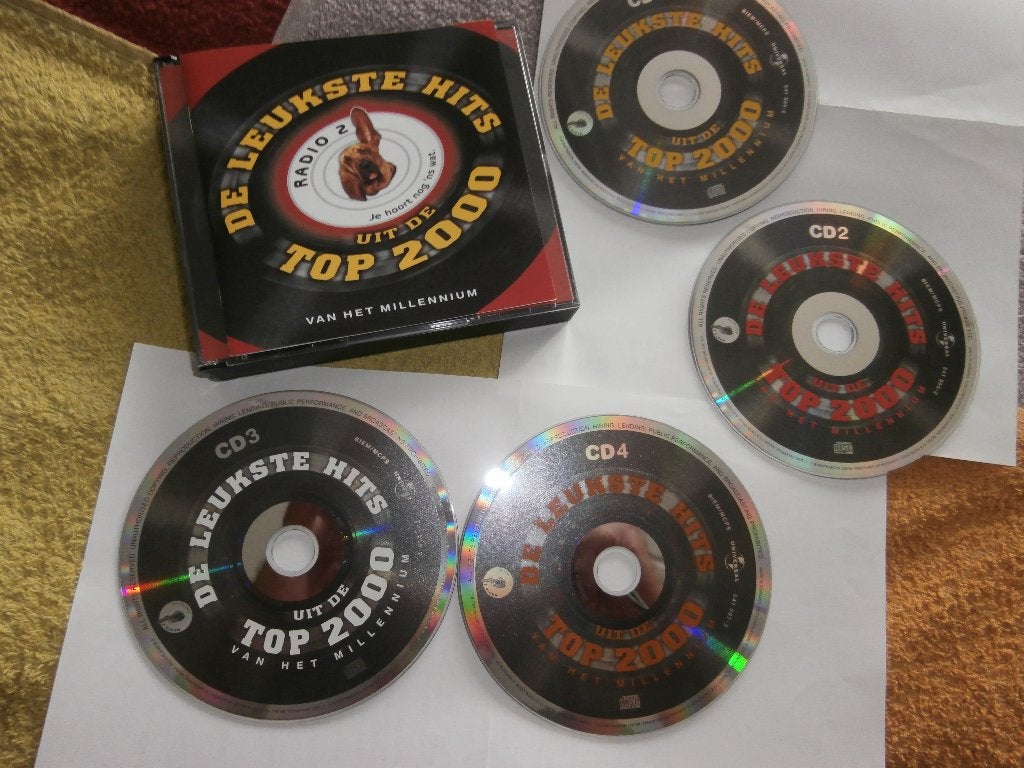 4-CD Box- De Leukste Hits Uit De Top 2000 Van Het Millennium, Cd's en Dvd's, Ophalen of Verzenden, Zo goed als nieuw, Inclusief boekje