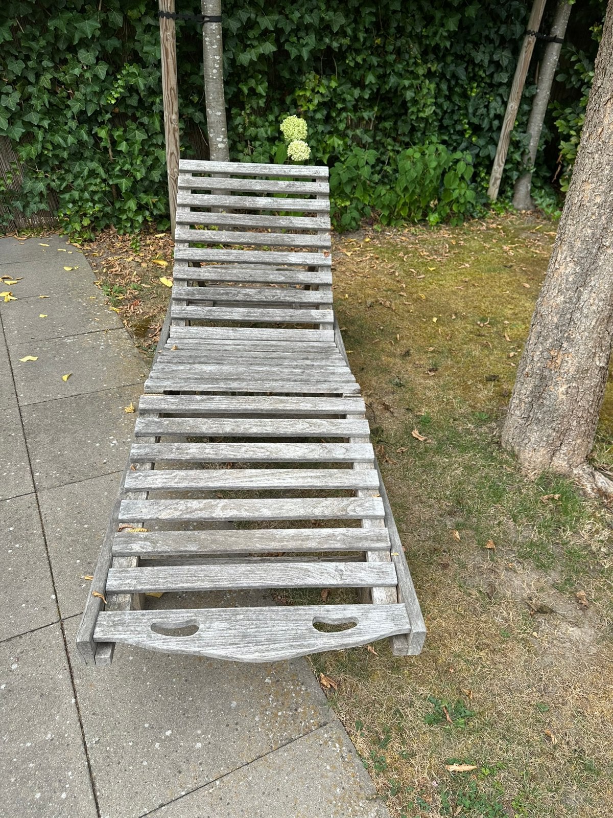 Houten ligbed, Tuin en Terras, Ligbedden, Ophalen, Gebruikt, Hout